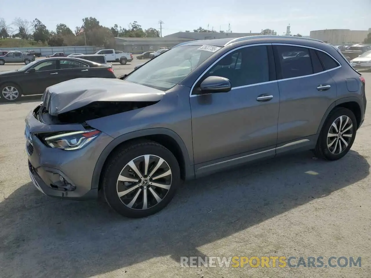 1 Photograph of a damaged car W1N4N4GBXMJ201673 MERCEDES-BENZ GLA-CLASS 2021