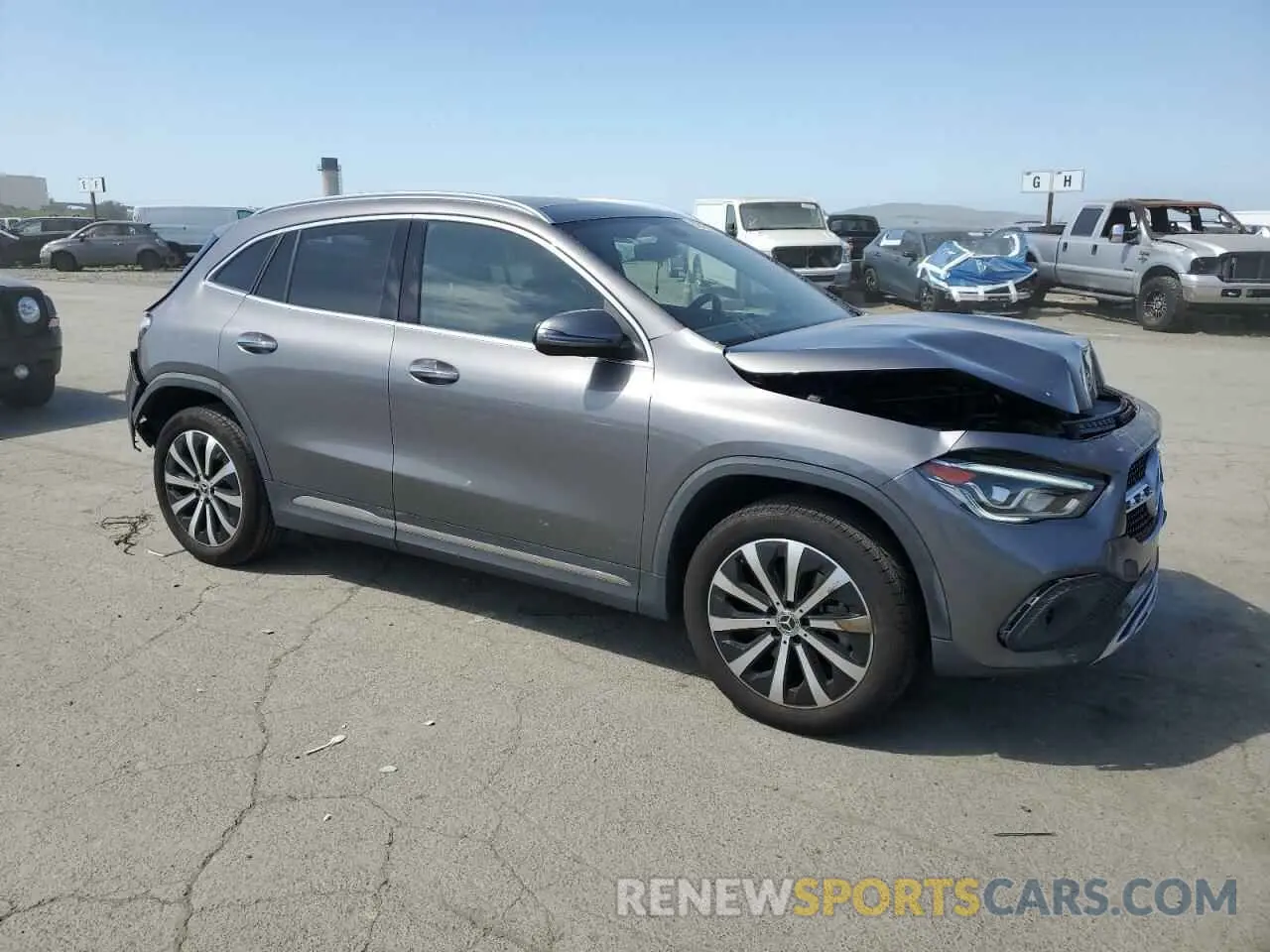 4 Photograph of a damaged car W1N4N4GBXMJ201673 MERCEDES-BENZ GLA-CLASS 2021