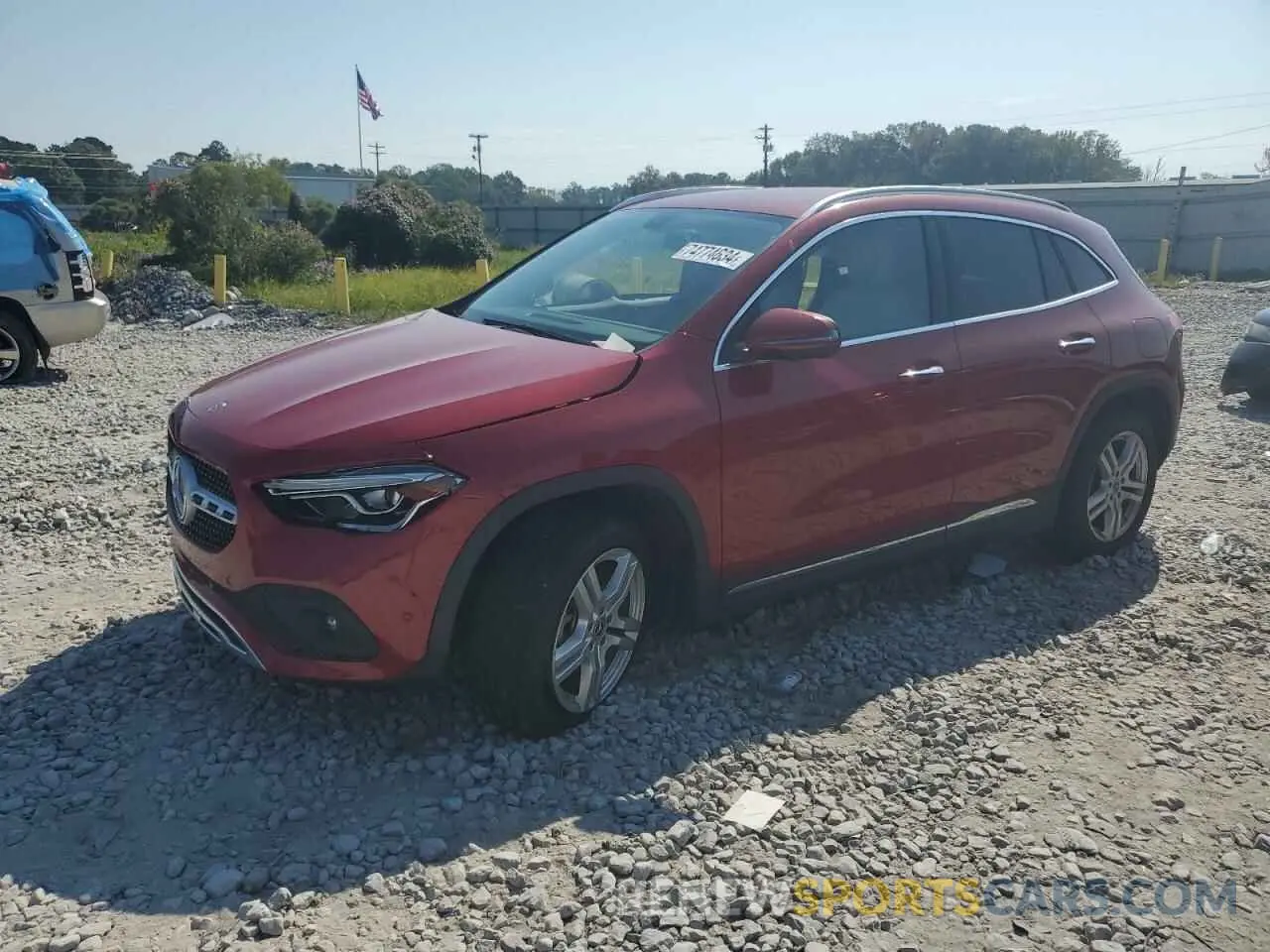 1 Photograph of a damaged car W1N4N4HB0MJ186423 MERCEDES-BENZ GLA-CLASS 2021