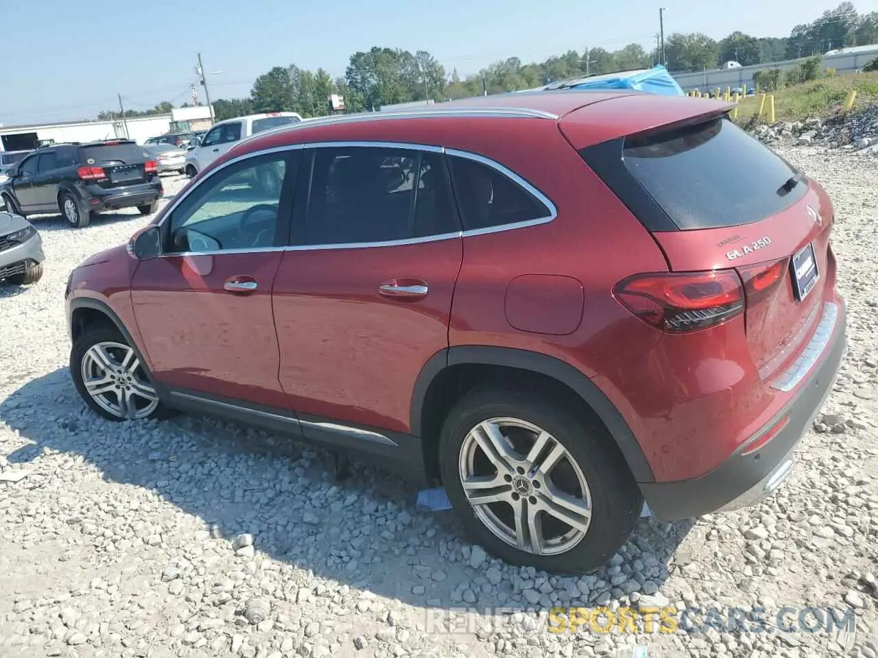 2 Photograph of a damaged car W1N4N4HB0MJ186423 MERCEDES-BENZ GLA-CLASS 2021