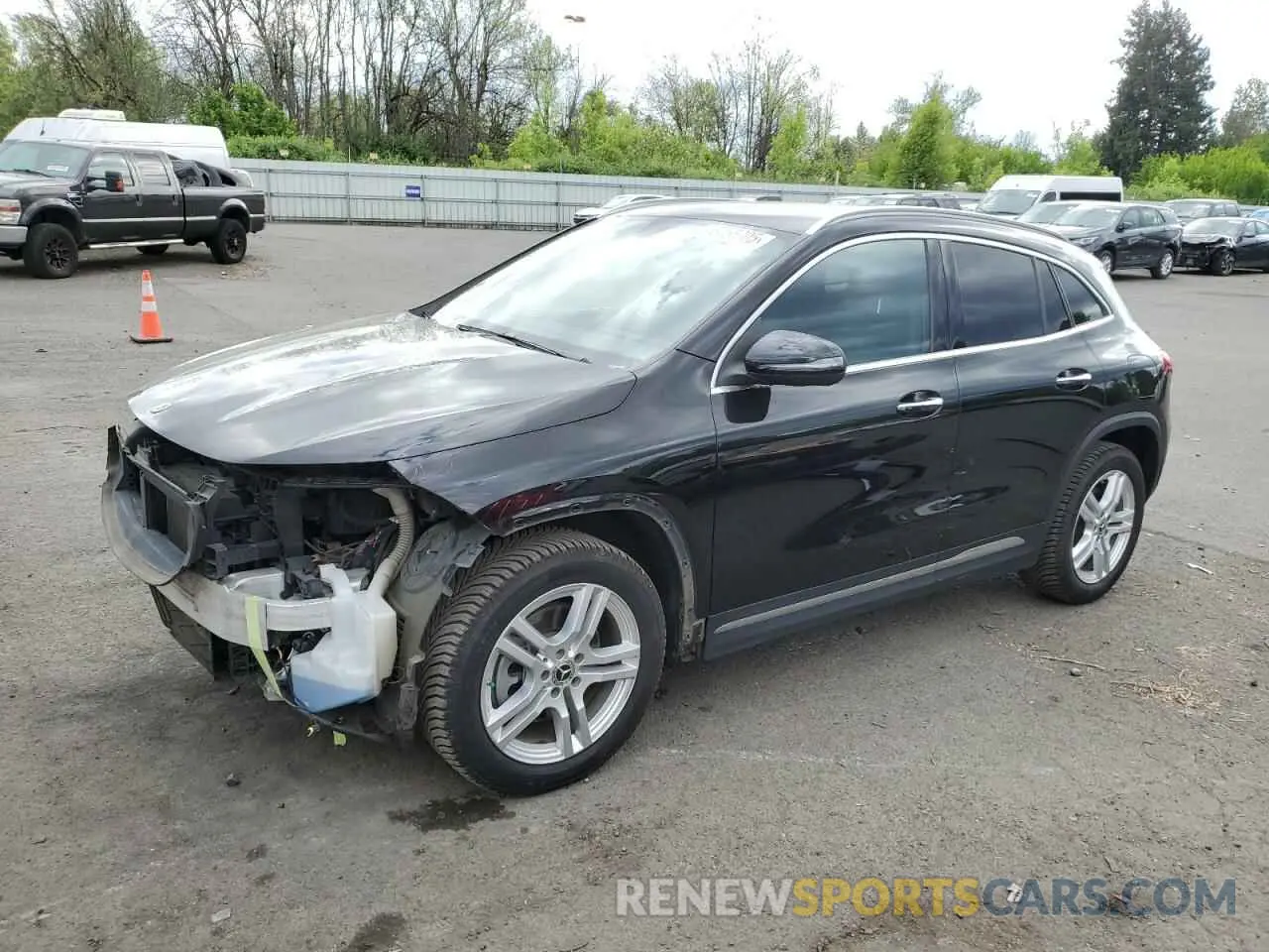 1 Photograph of a damaged car W1N4N4HB1MJ150420 MERCEDES-BENZ GLA-CLASS 2021