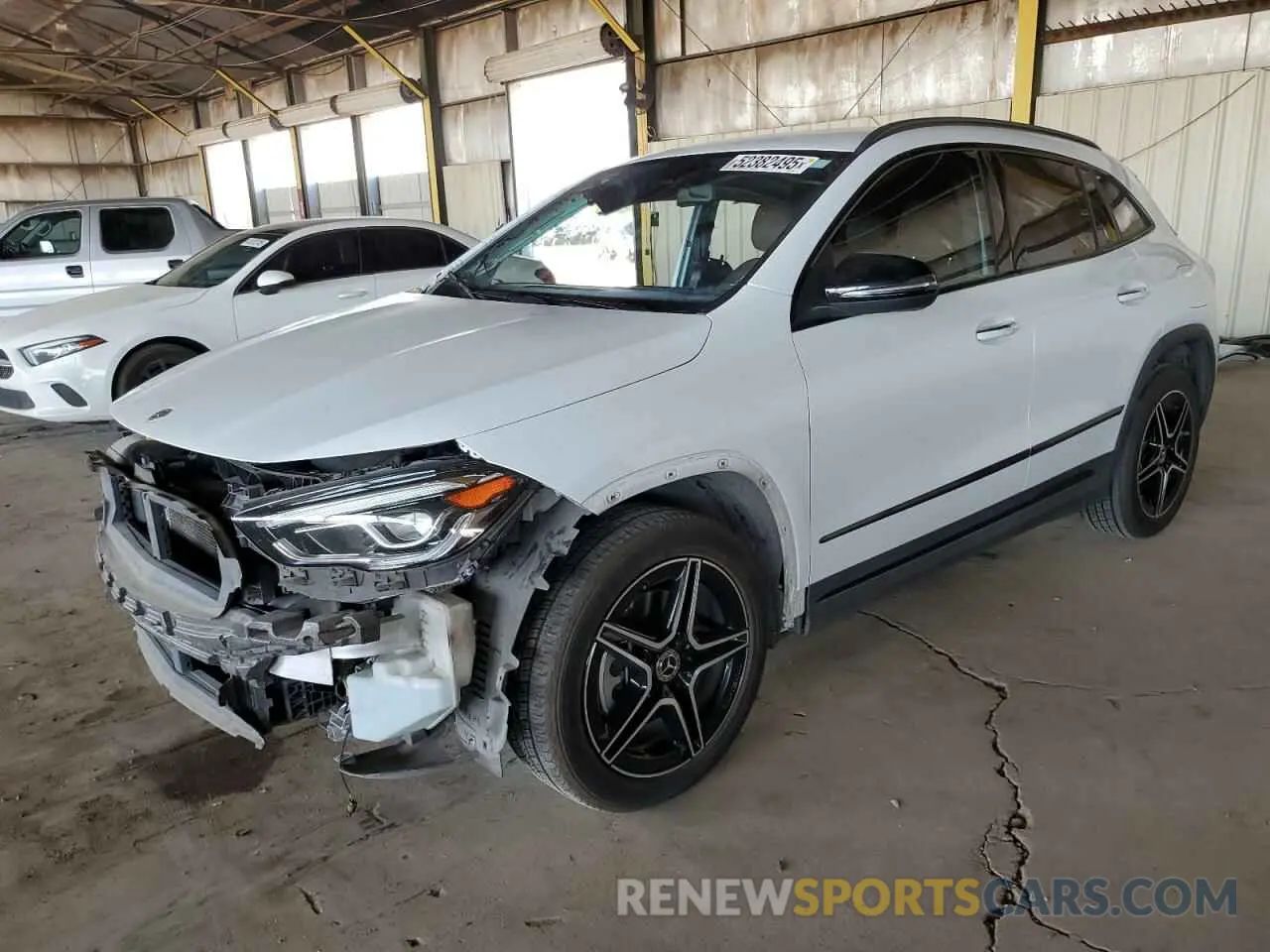 1 Photograph of a damaged car W1N4N4HB2MJ241003 MERCEDES-BENZ GLA-CLASS 2021