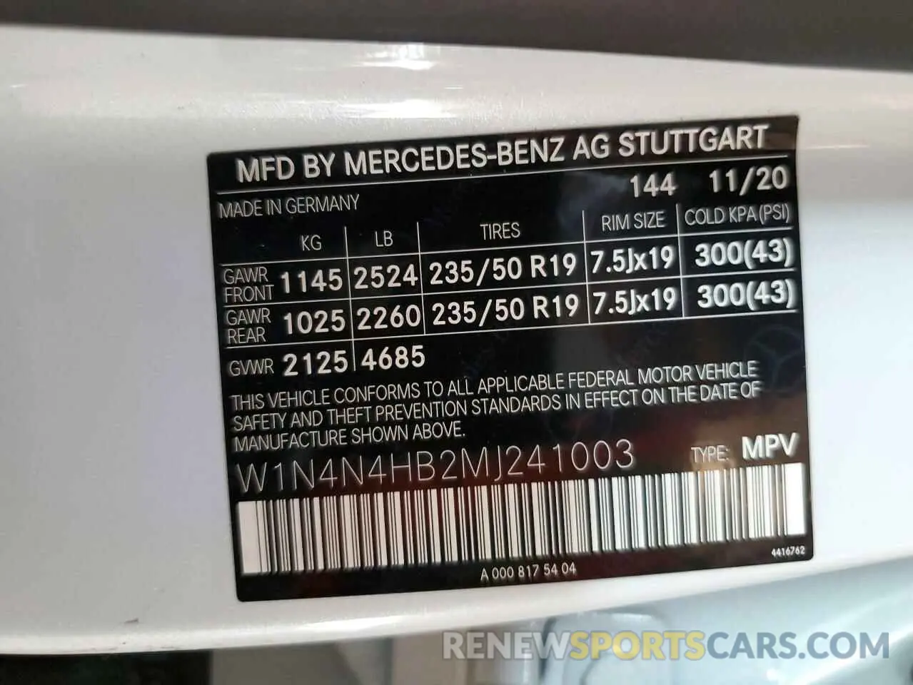 13 Photograph of a damaged car W1N4N4HB2MJ241003 MERCEDES-BENZ GLA-CLASS 2021