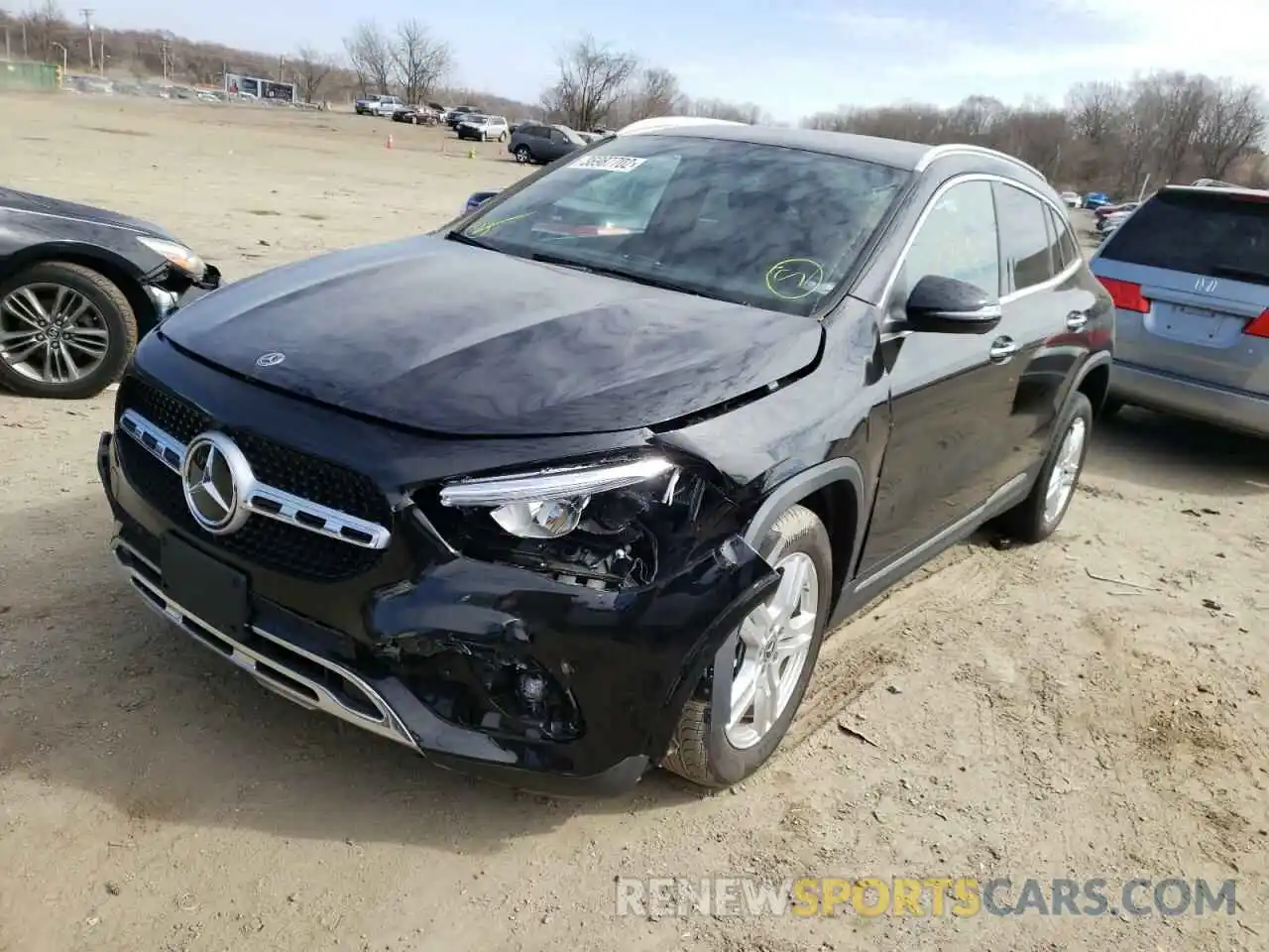 2 Photograph of a damaged car W1N4N4HB3MJ248204 MERCEDES-BENZ GLA-CLASS 2021