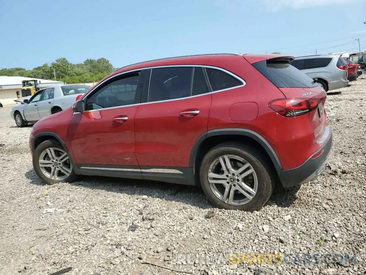 2 Photograph of a damaged car W1N4N4HB4MJ155966 MERCEDES-BENZ GLA-CLASS 2021