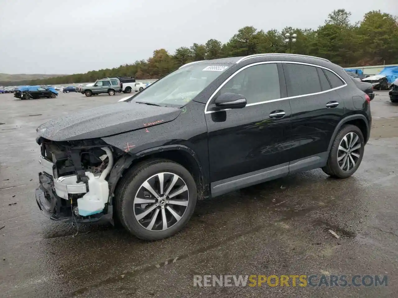 1 Photograph of a damaged car W1N4N4HB4MJ253380 MERCEDES-BENZ GLA-CLASS 2021