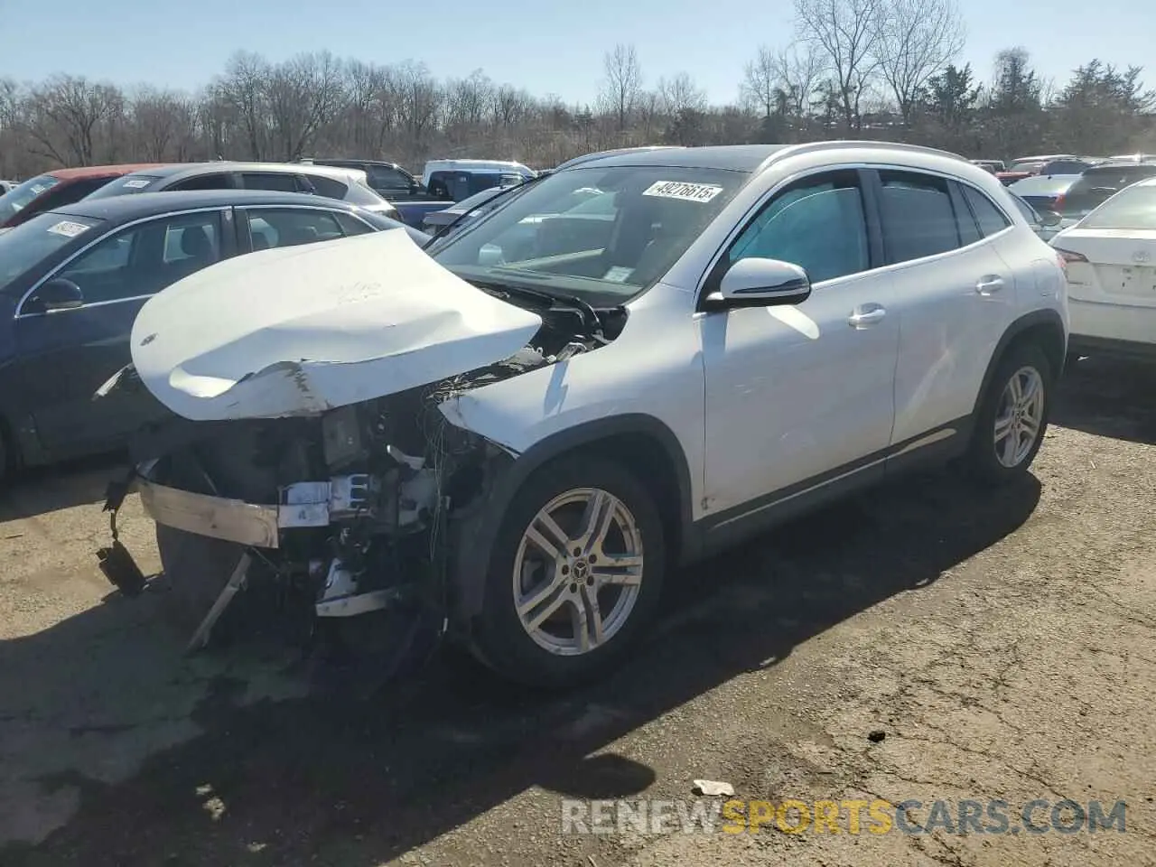 1 Photograph of a damaged car W1N4N4HB4MJ310872 MERCEDES-BENZ GLA-CLASS 2021