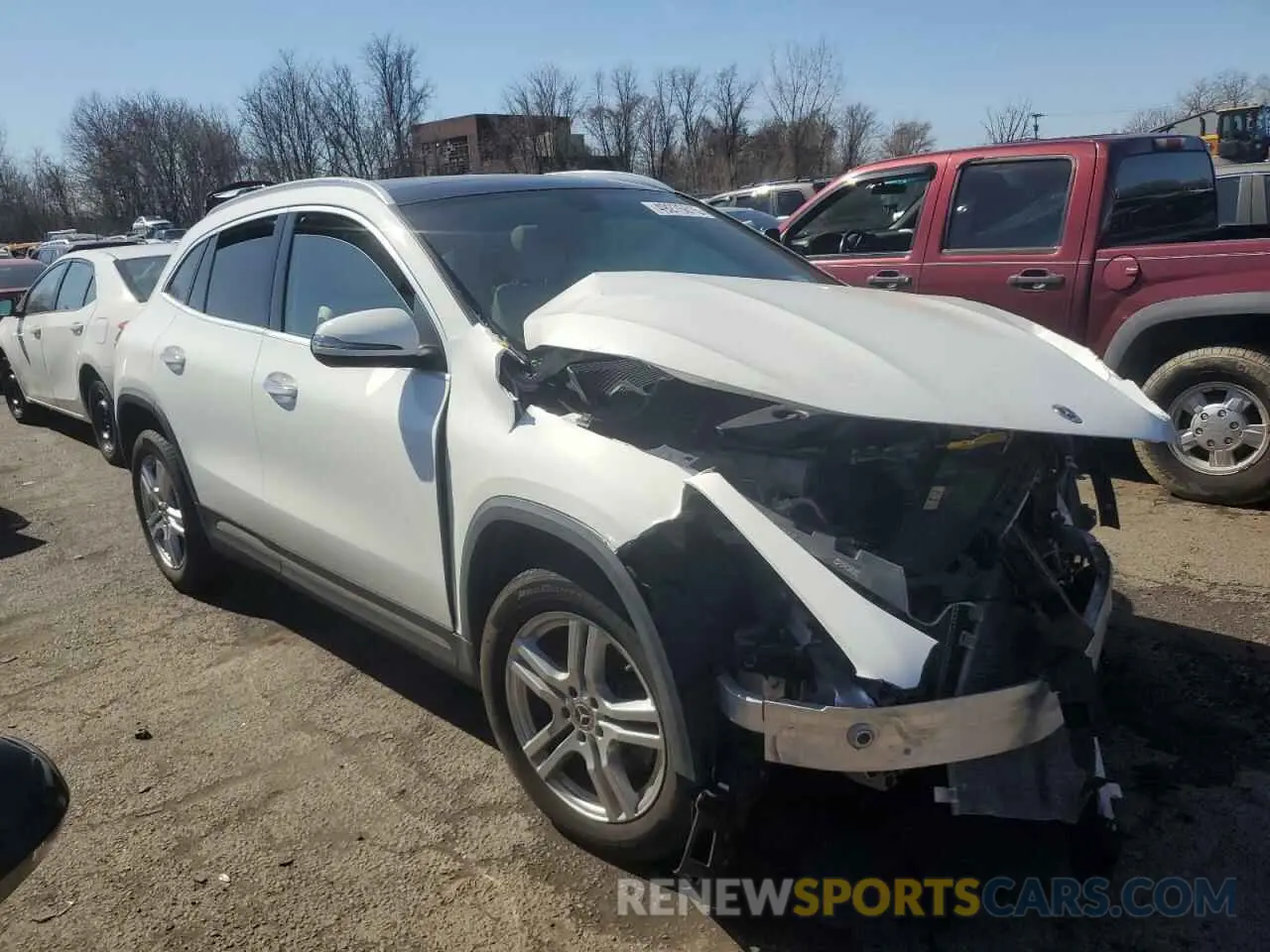 4 Photograph of a damaged car W1N4N4HB4MJ310872 MERCEDES-BENZ GLA-CLASS 2021
