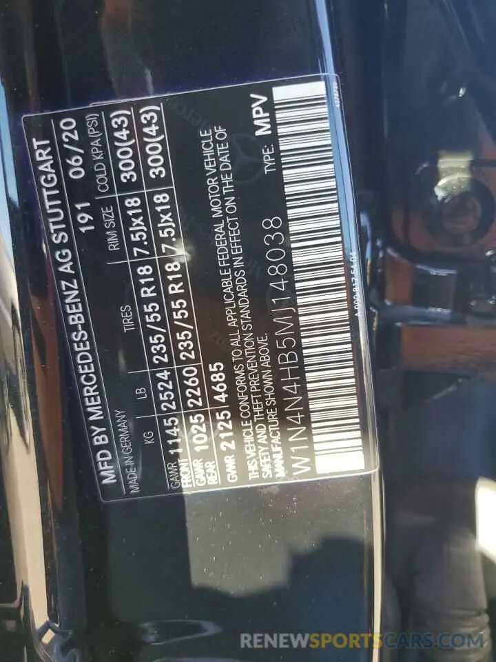 13 Photograph of a damaged car W1N4N4HB5MJ148038 MERCEDES-BENZ GLA-CLASS 2021