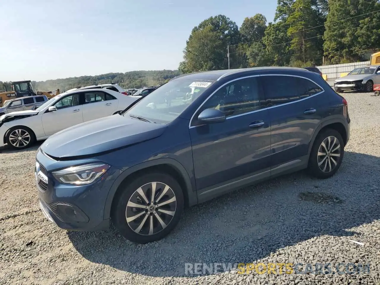 1 Photograph of a damaged car W1N4N4HB5MJ155958 MERCEDES-BENZ GLA-CLASS 2021