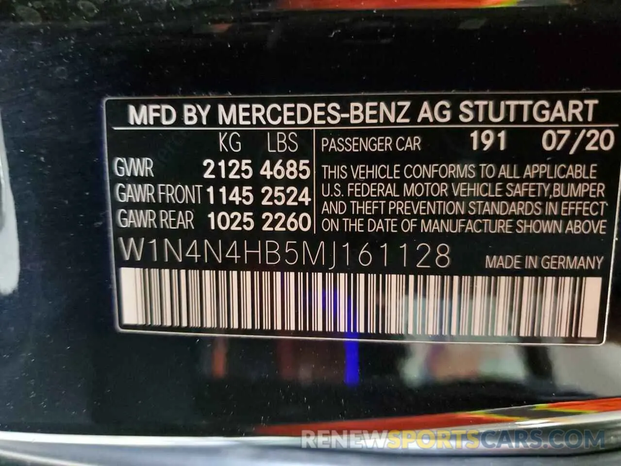 13 Photograph of a damaged car W1N4N4HB5MJ161128 MERCEDES-BENZ GLA-CLASS 2021