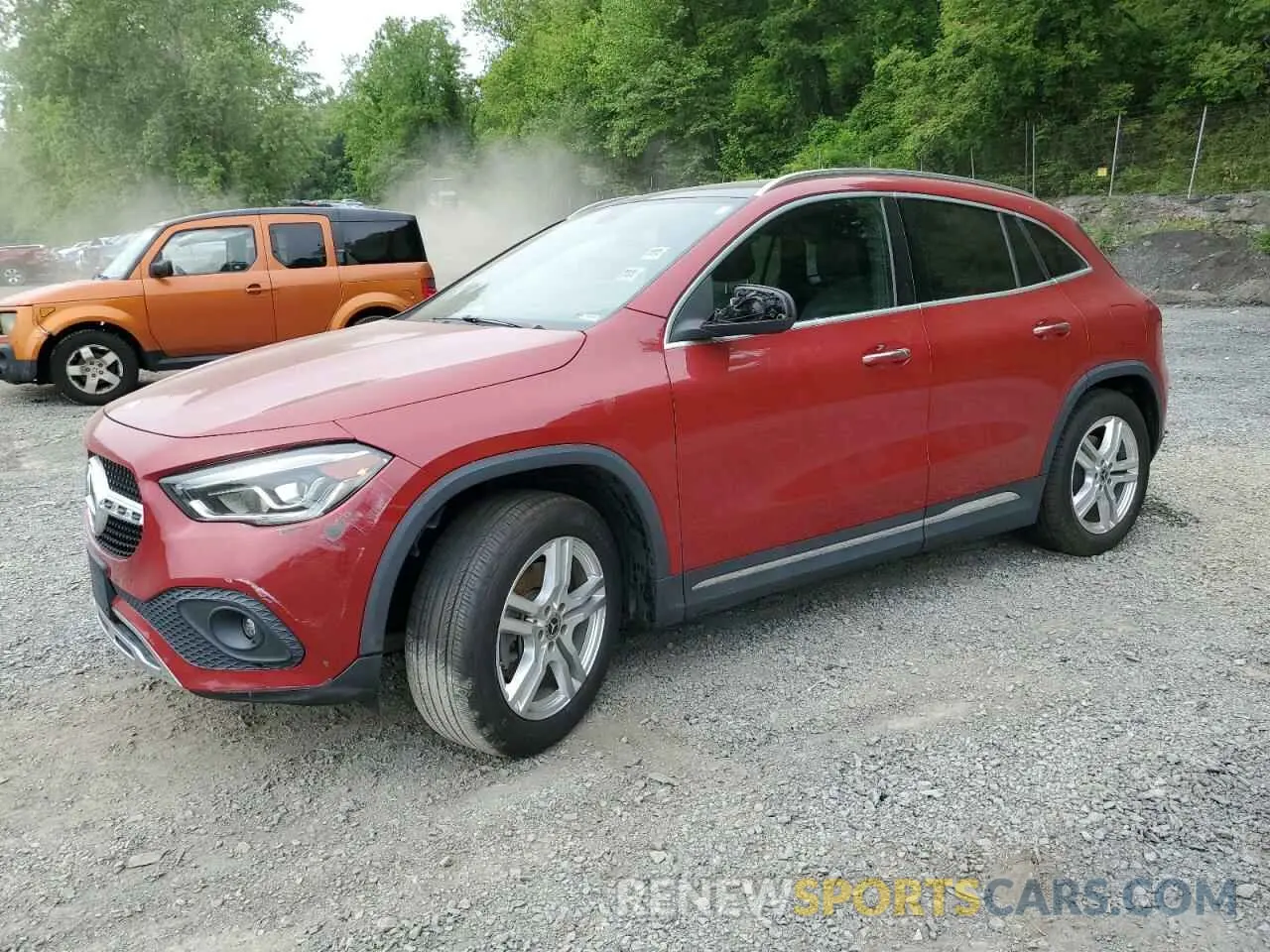 1 Photograph of a damaged car W1N4N4HB5MJ173974 MERCEDES-BENZ GLA-CLASS 2021