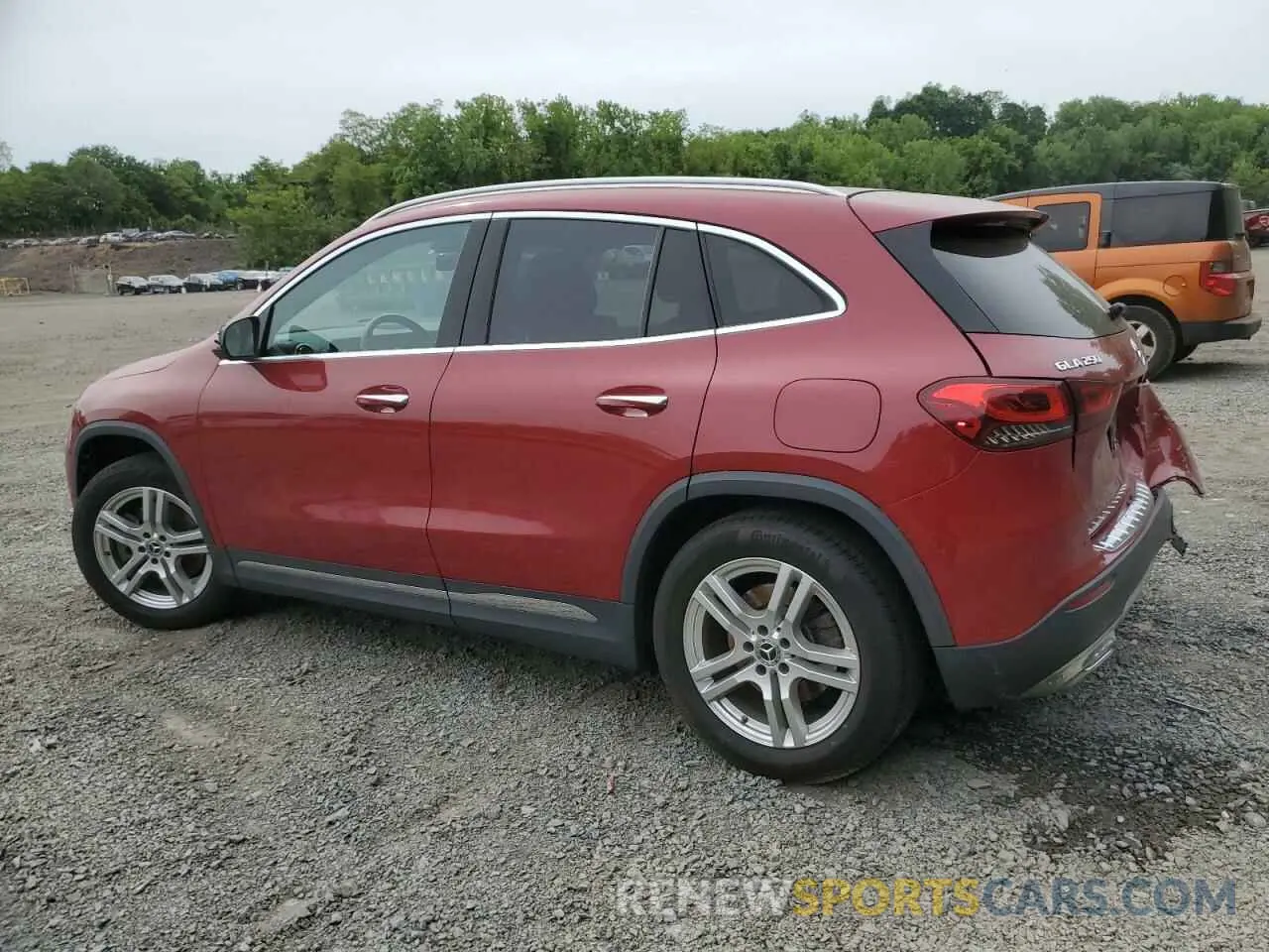 2 Photograph of a damaged car W1N4N4HB5MJ173974 MERCEDES-BENZ GLA-CLASS 2021