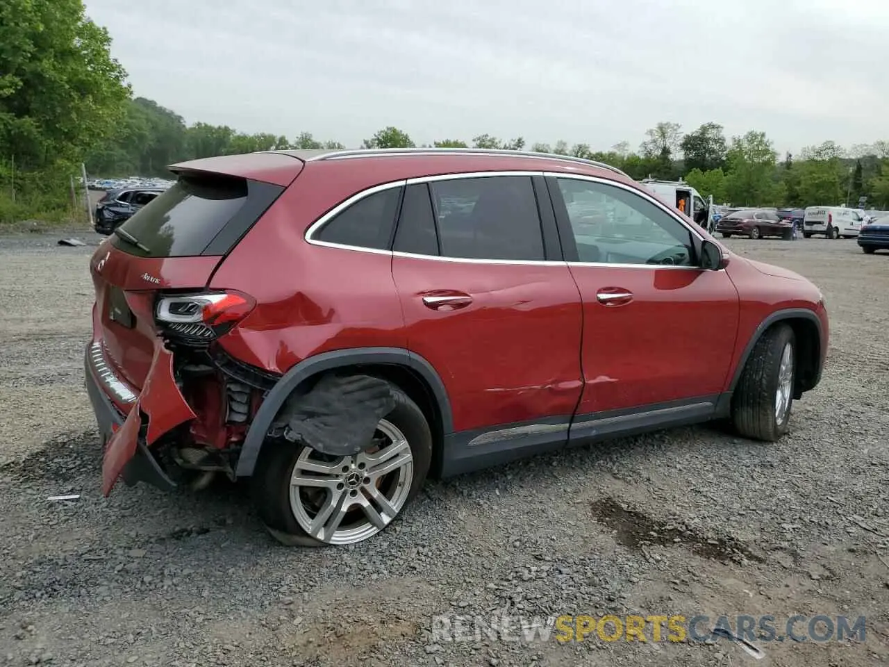 3 Photograph of a damaged car W1N4N4HB5MJ173974 MERCEDES-BENZ GLA-CLASS 2021