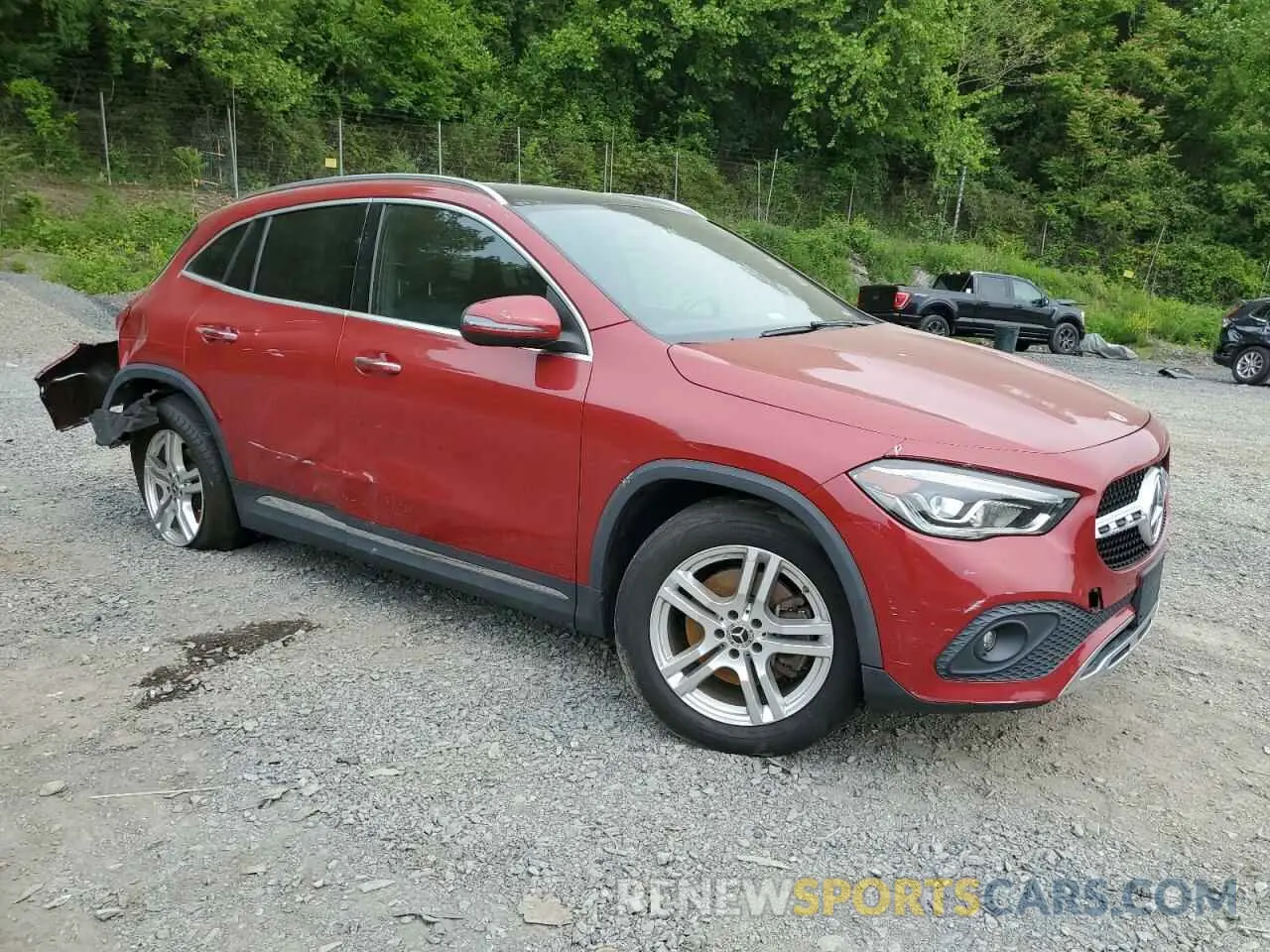 4 Photograph of a damaged car W1N4N4HB5MJ173974 MERCEDES-BENZ GLA-CLASS 2021