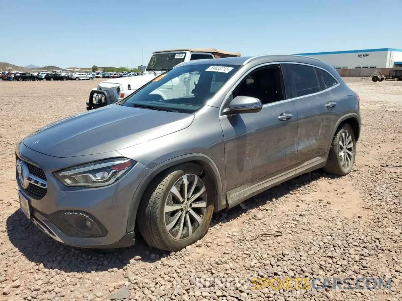 1 Photograph of a damaged car W1N4N4HB5MJ228021 MERCEDES-BENZ GLA-CLASS 2021