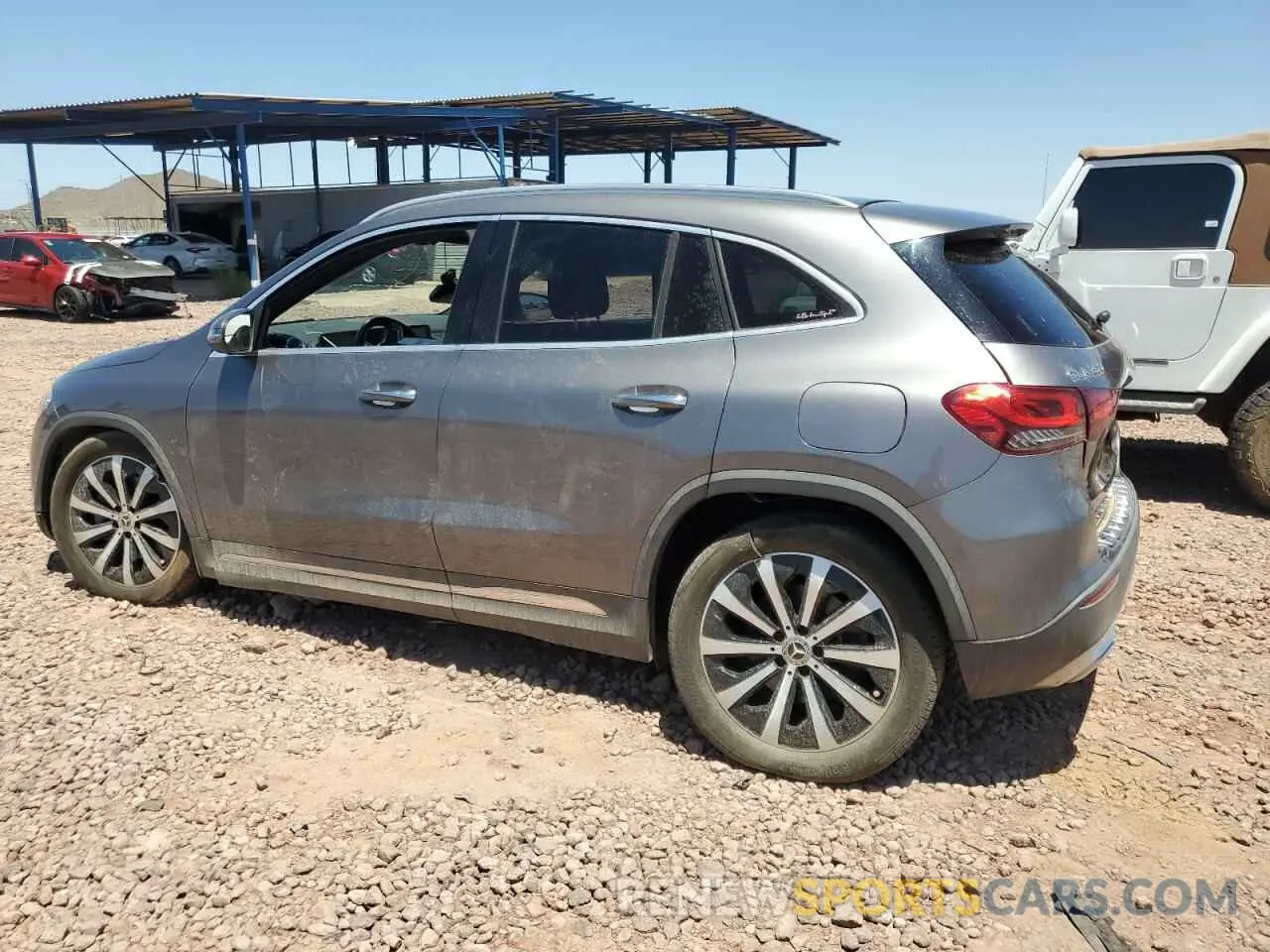 2 Photograph of a damaged car W1N4N4HB5MJ228021 MERCEDES-BENZ GLA-CLASS 2021