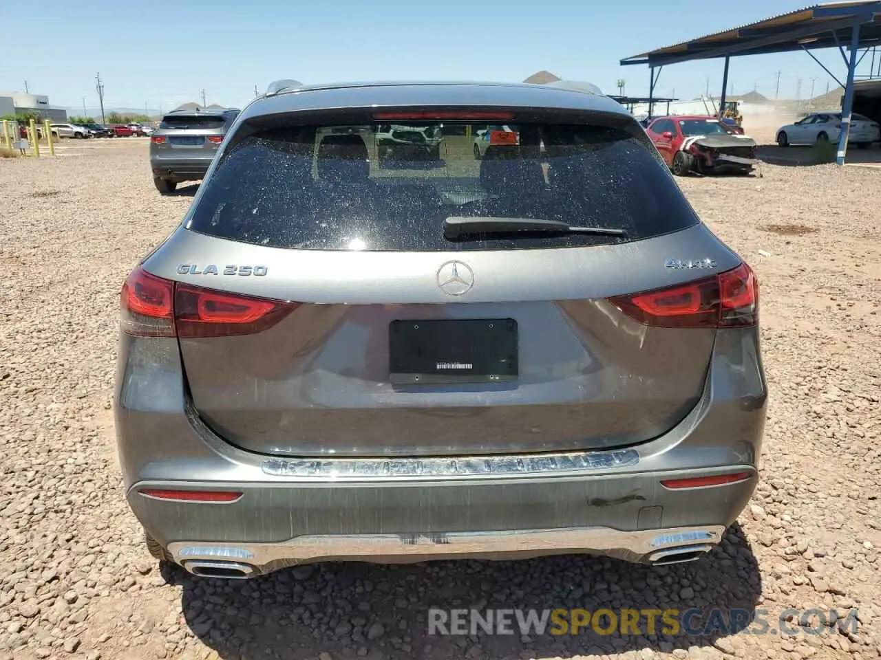 6 Photograph of a damaged car W1N4N4HB5MJ228021 MERCEDES-BENZ GLA-CLASS 2021