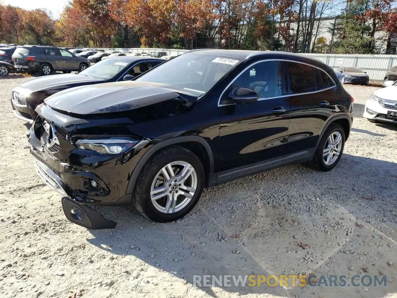 1 Photograph of a damaged car W1N4N4HB6MJ166712 MERCEDES-BENZ GLA-CLASS 2021