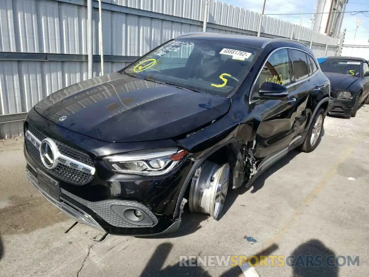 1 Photograph of a damaged car W1N4N4HB6MJ240081 MERCEDES-BENZ GLA-CLASS 2021