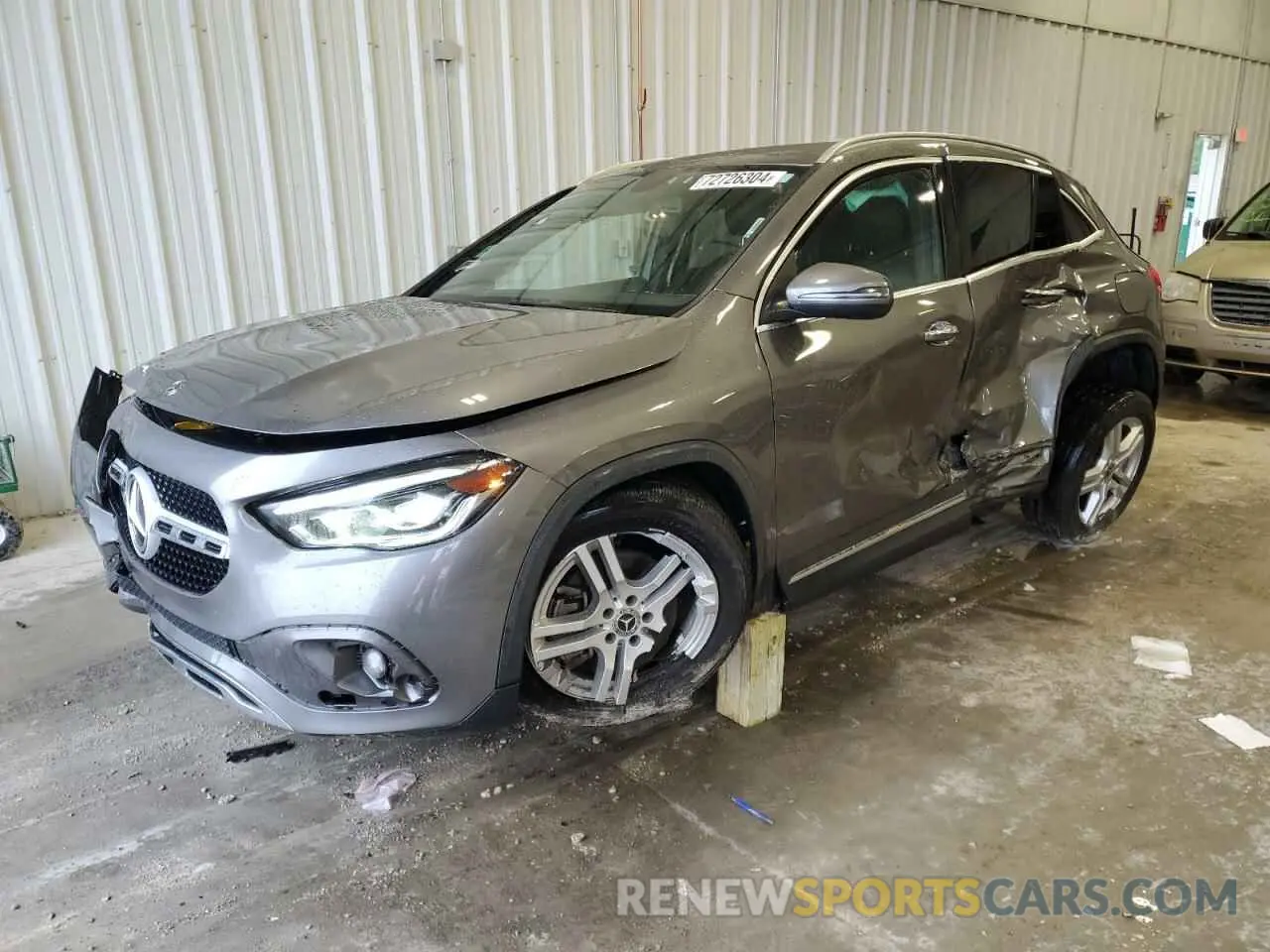 1 Photograph of a damaged car W1N4N4HB7MJ121939 MERCEDES-BENZ GLA-CLASS 2021