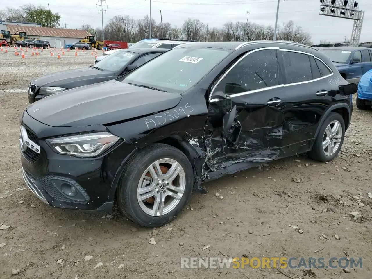 1 Photograph of a damaged car W1N4N4HB7MJ188220 MERCEDES-BENZ GLA-CLASS 2021