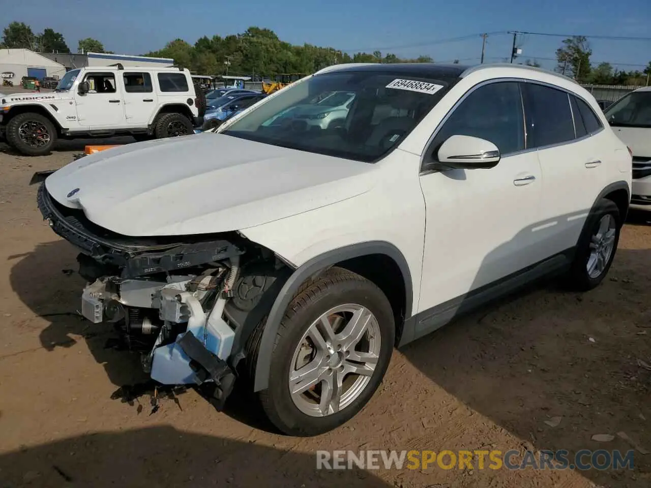 1 Photograph of a damaged car W1N4N4HBXMJ146611 MERCEDES-BENZ GLA-CLASS 2021