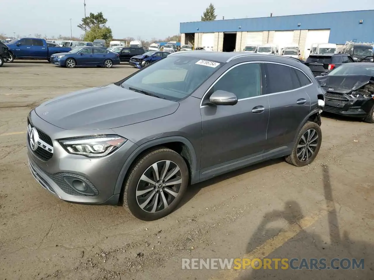 1 Photograph of a damaged car W1N4N4HBXMJ243114 MERCEDES-BENZ GLA-CLASS 2021