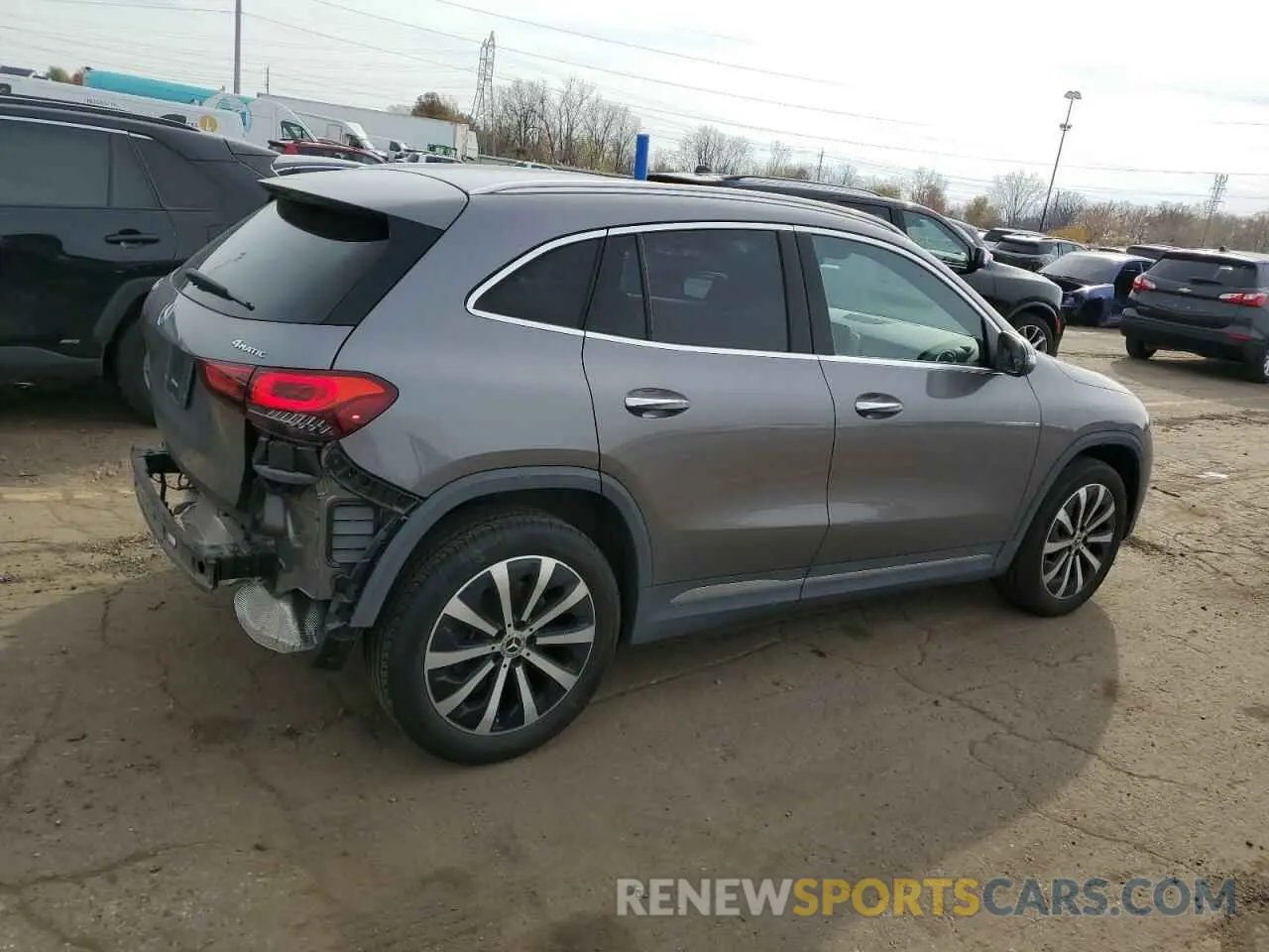 3 Photograph of a damaged car W1N4N4HBXMJ243114 MERCEDES-BENZ GLA-CLASS 2021