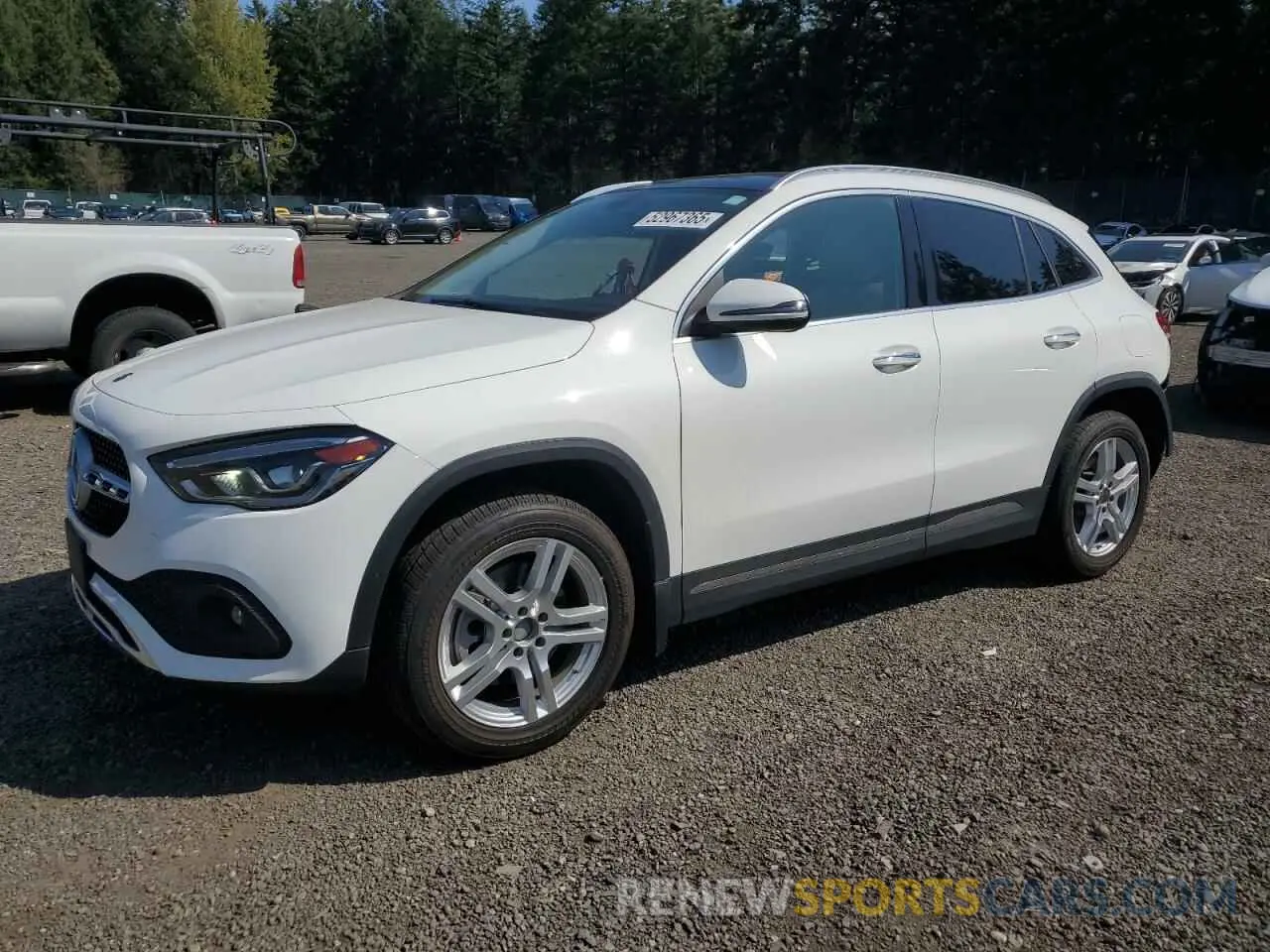 1 Photograph of a damaged car W1N4N4HBXMJ272662 MERCEDES-BENZ GLA-CLASS 2021
