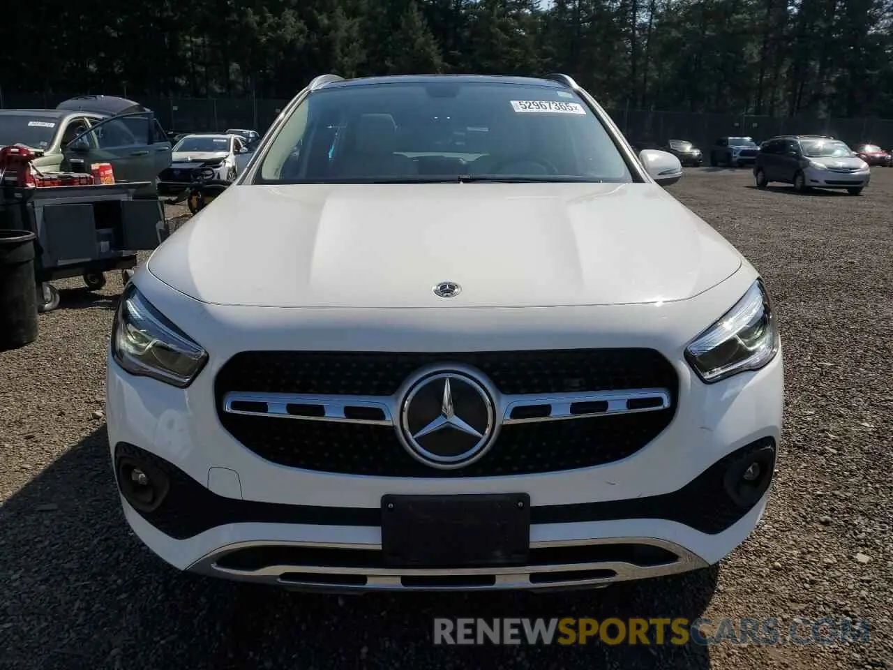 5 Photograph of a damaged car W1N4N4HBXMJ272662 MERCEDES-BENZ GLA-CLASS 2021