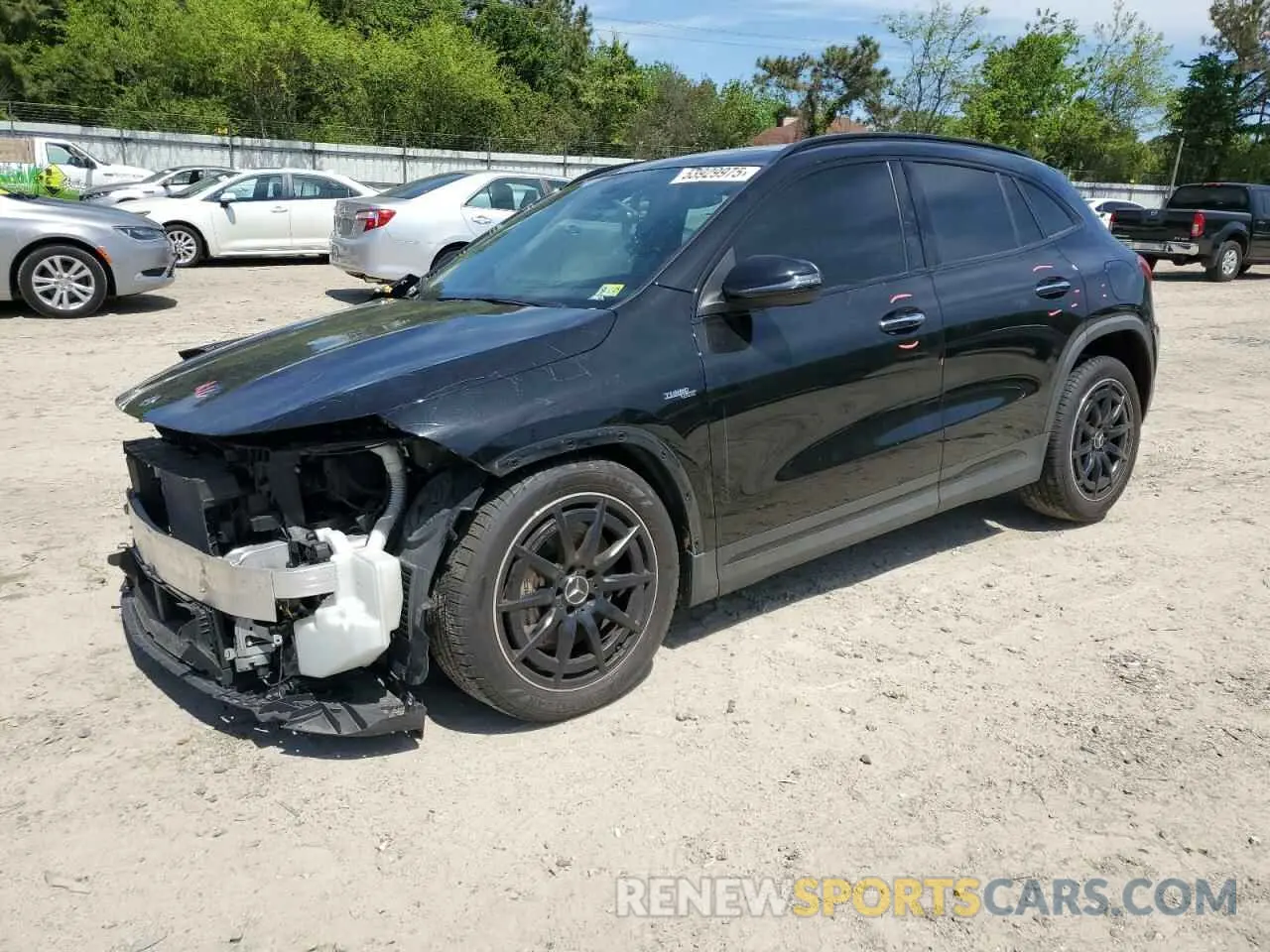 1 Photograph of a damaged car W1N4N5BB0MJ165263 MERCEDES-BENZ GLA-CLASS 2021