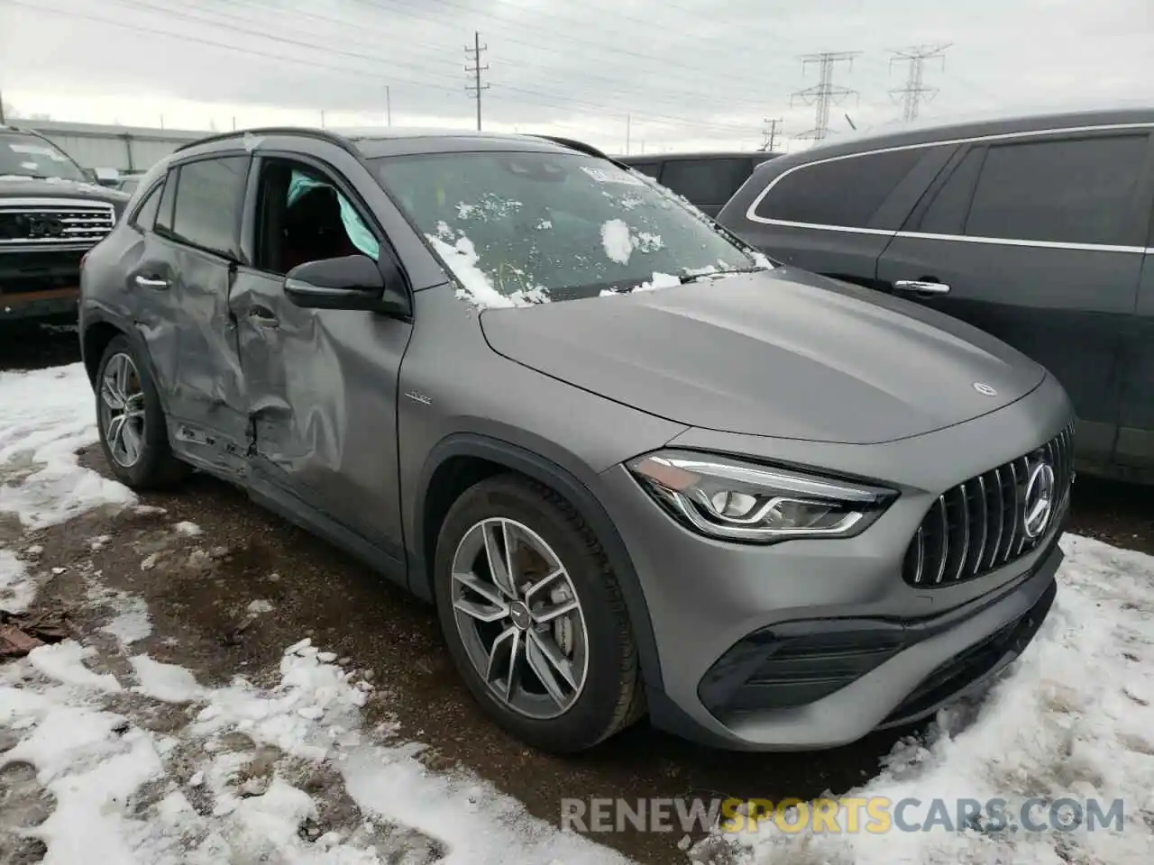 1 Photograph of a damaged car W1N4N5BB6MJ230035 MERCEDES-BENZ GLA-CLASS 2021