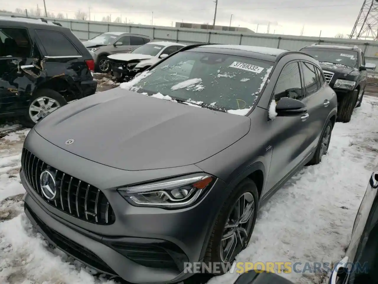 2 Photograph of a damaged car W1N4N5BB6MJ230035 MERCEDES-BENZ GLA-CLASS 2021