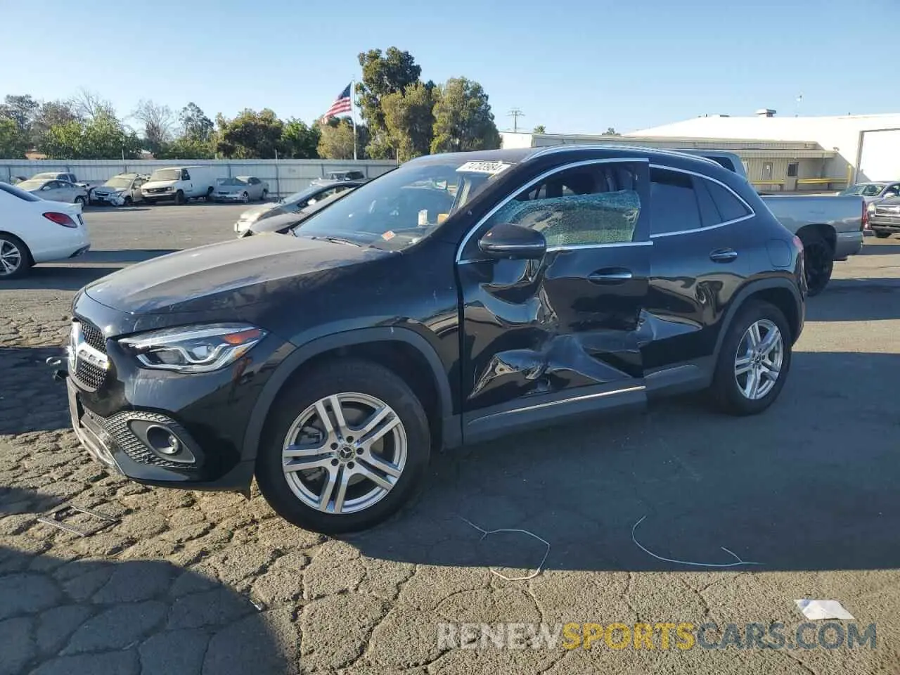 1 Photograph of a damaged car W1N4N4GB1NJ395611 MERCEDES-BENZ GLA-CLASS 2022