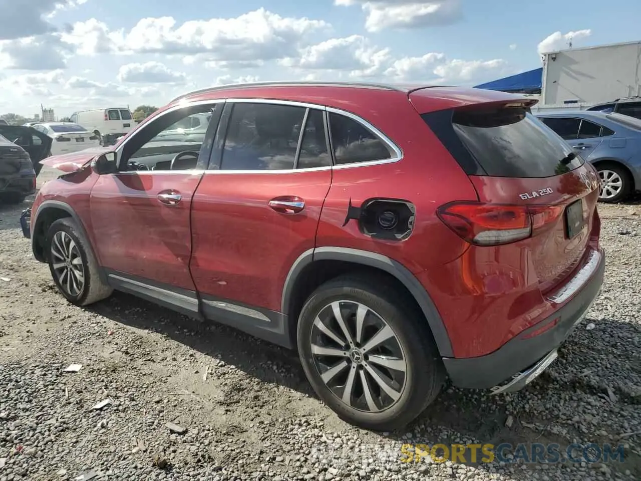 2 Photograph of a damaged car W1N4N4GB2NJ399828 MERCEDES-BENZ GLA-CLASS 2022