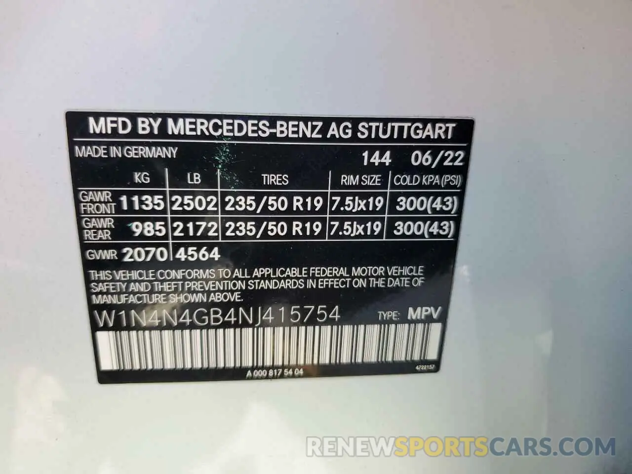 16 Photograph of a damaged car W1N4N4GB4NJ415754 MERCEDES-BENZ GLA-CLASS 2022