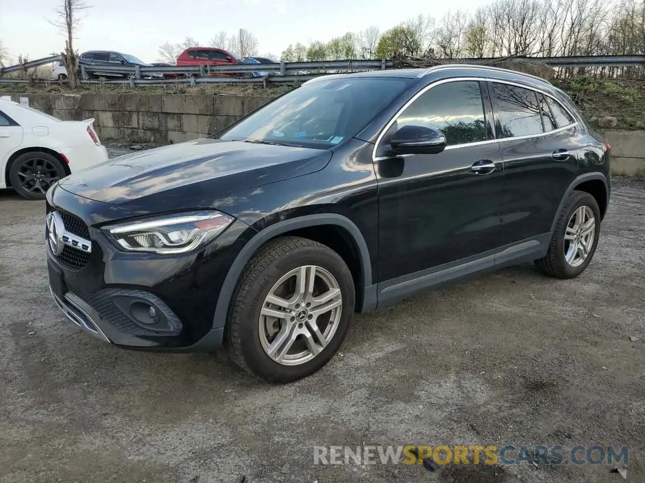 1 Photograph of a damaged car W1N4N4HB0NJ370746 MERCEDES-BENZ GLA-CLASS 2022