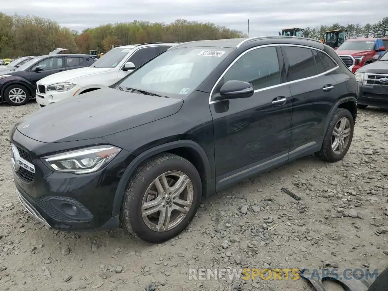 1 Photograph of a damaged car W1N4N4HB2NJ372238 MERCEDES-BENZ GLA-CLASS 2022