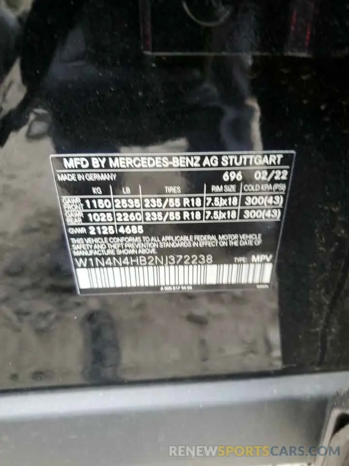 13 Photograph of a damaged car W1N4N4HB2NJ372238 MERCEDES-BENZ GLA-CLASS 2022