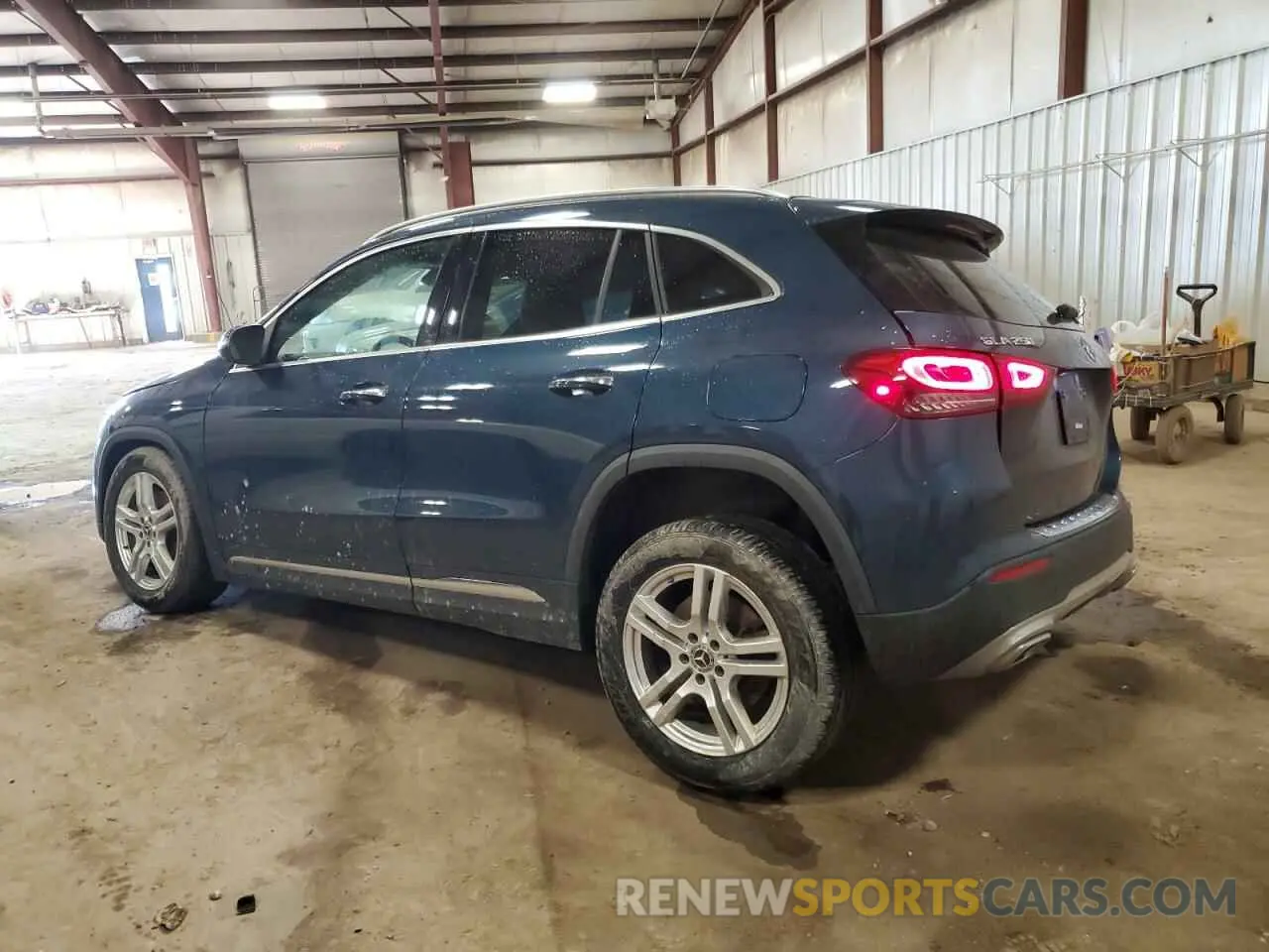 2 Photograph of a damaged car W1N4N4HB4NJ396427 MERCEDES-BENZ GLA-CLASS 2022