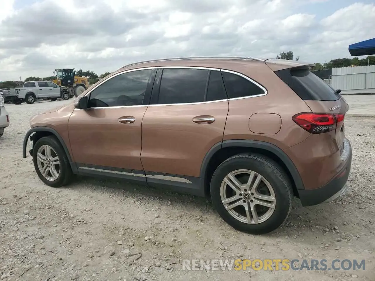 2 Photograph of a damaged car W1N4N4HB5NJ385081 MERCEDES-BENZ GLA-CLASS 2022