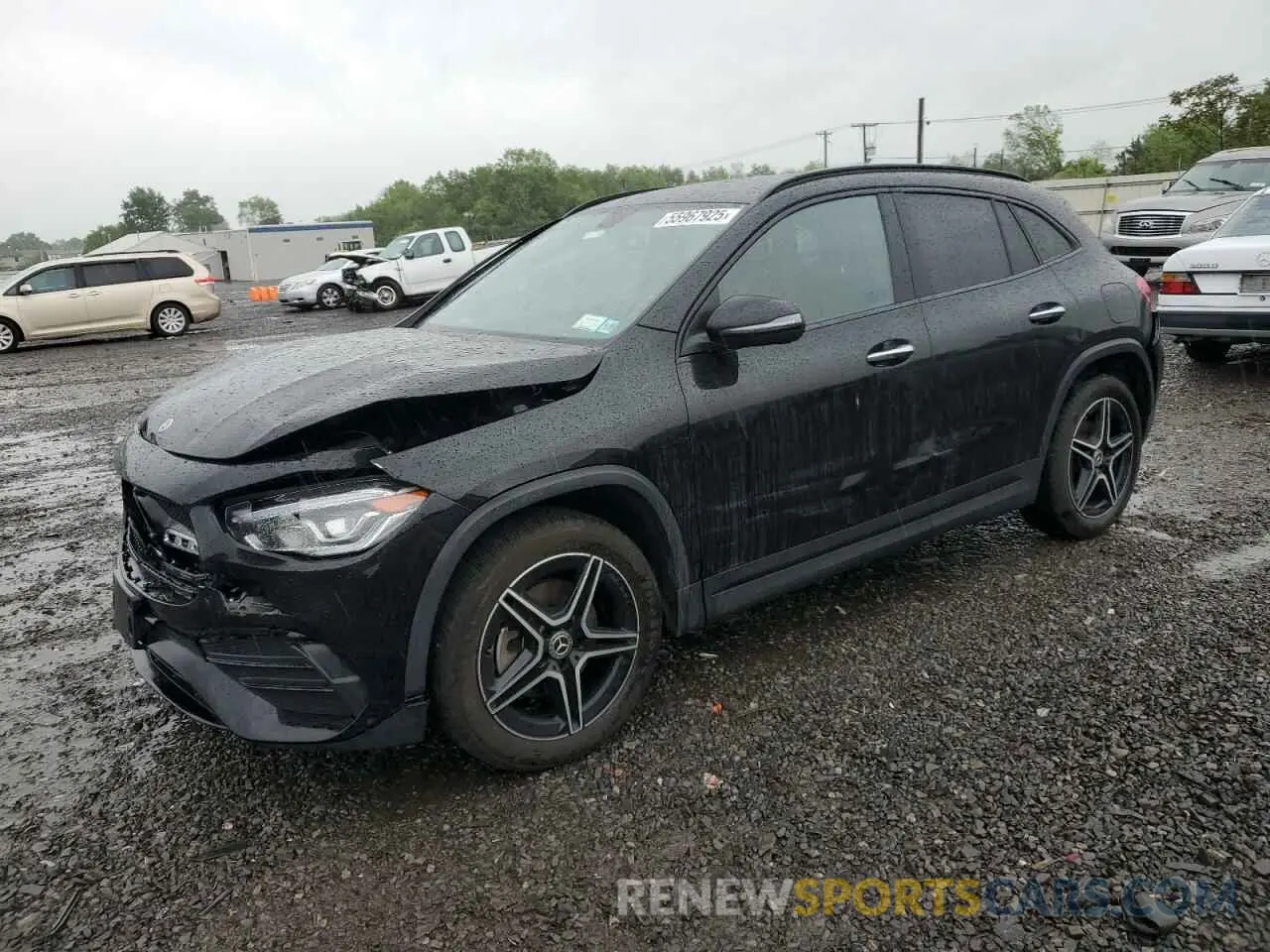 1 Photograph of a damaged car W1N4N4HB8NJ396429 MERCEDES-BENZ GLA-CLASS 2022