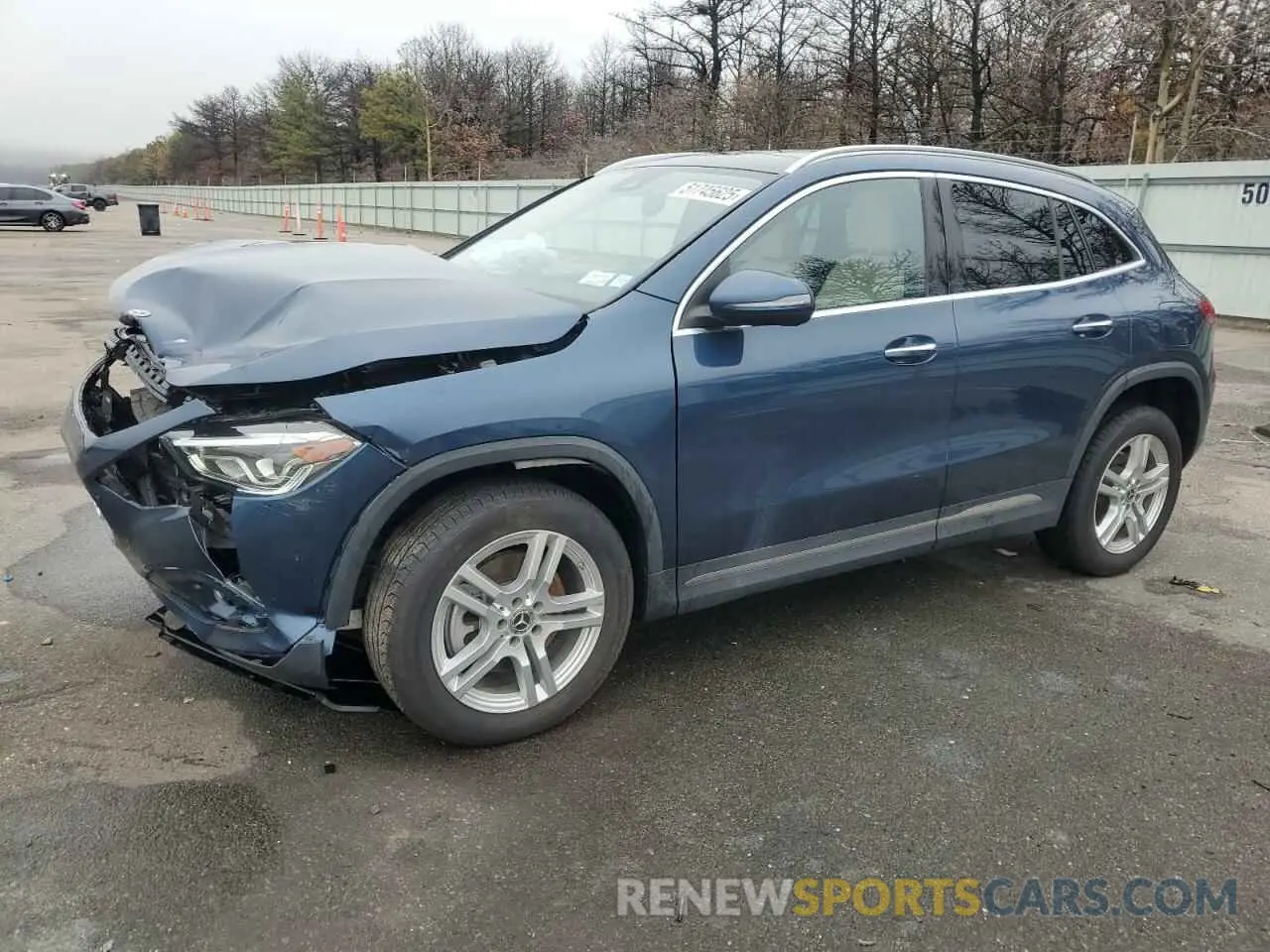 1 Photograph of a damaged car W1N4N4HB9NJ327927 MERCEDES-BENZ GLA-CLASS 2022