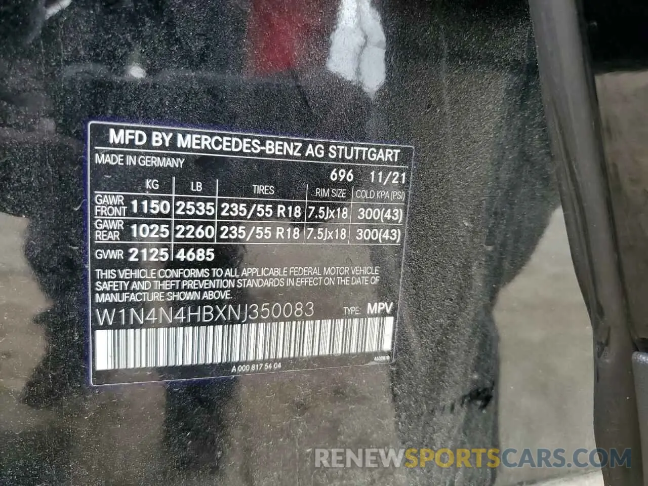13 Photograph of a damaged car W1N4N4HBXNJ350083 MERCEDES-BENZ GLA-CLASS 2022