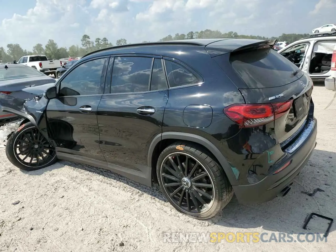 2 Photograph of a damaged car W1N4N5BB7NJ370953 MERCEDES-BENZ GLA-CLASS 2022