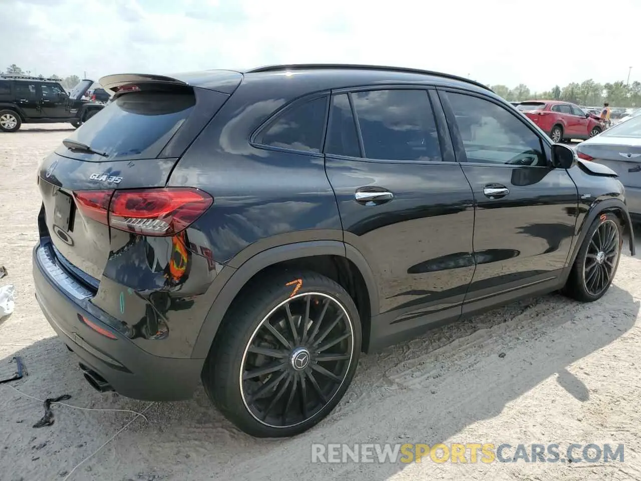 3 Photograph of a damaged car W1N4N5BB7NJ370953 MERCEDES-BENZ GLA-CLASS 2022