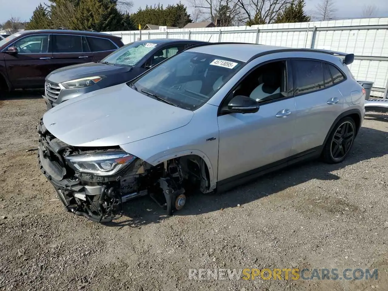 1 Photograph of a damaged car W1N4N5DB2NJ381369 MERCEDES-BENZ GLA-CLASS 2022