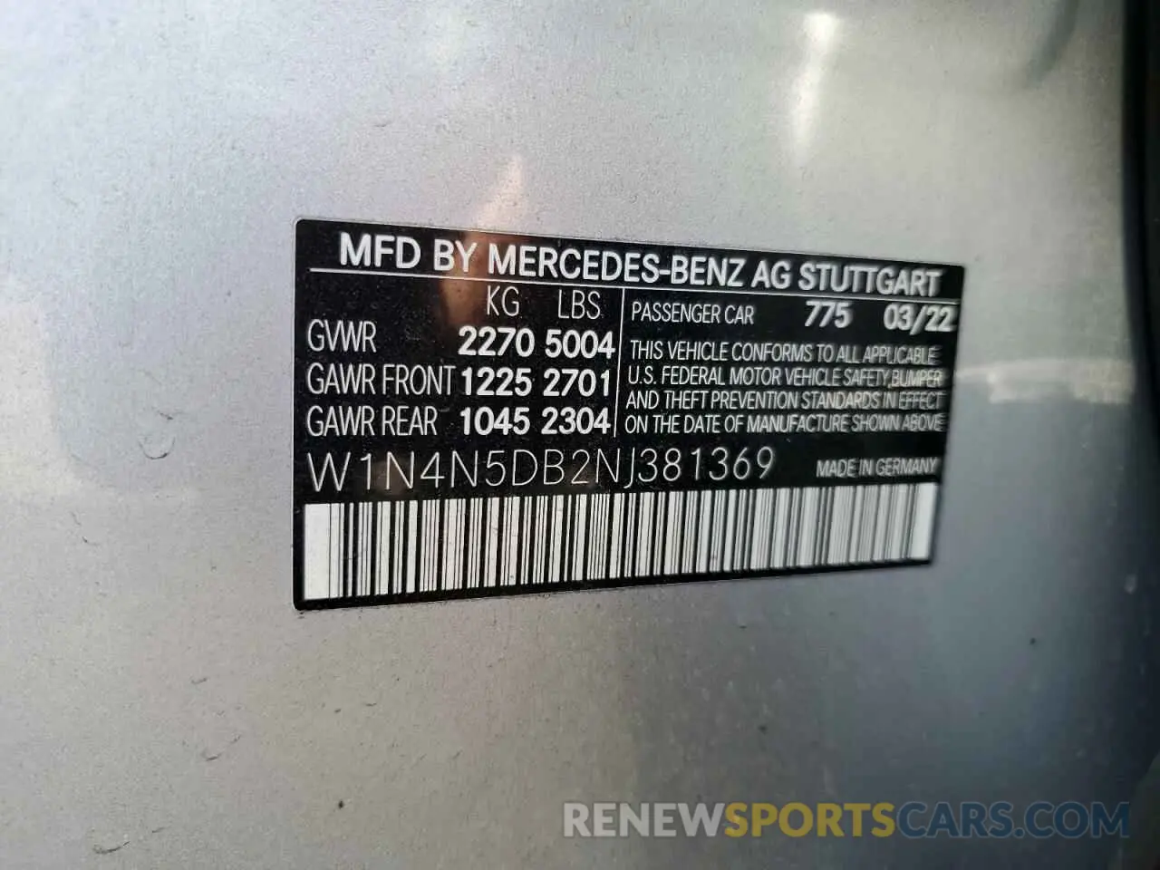 14 Photograph of a damaged car W1N4N5DB2NJ381369 MERCEDES-BENZ GLA-CLASS 2022
