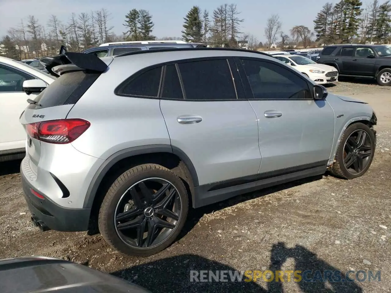 3 Photograph of a damaged car W1N4N5DB2NJ381369 MERCEDES-BENZ GLA-CLASS 2022